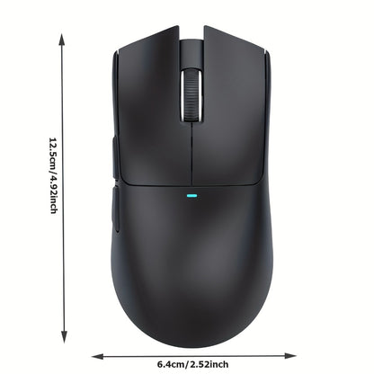 ATTACK SHARK X11 Lightweight Wireless Gaming Mouse with RGB Charging Dock – Tri-Mode 2.4G/USB-C, PAW3311 Sensor, 5 Programmable Buttons for PC & Mac | Black, White & Red