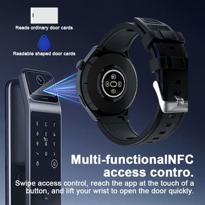 OLED Smartwatch 2.01 Inch Round Screen 95% Screen Ratio Fitness Tracker Running Cycling Walking Step Counter Music Control 300mAh Battery Lightweight Silicone Band Men Women 7 Styles Black Gray 2026