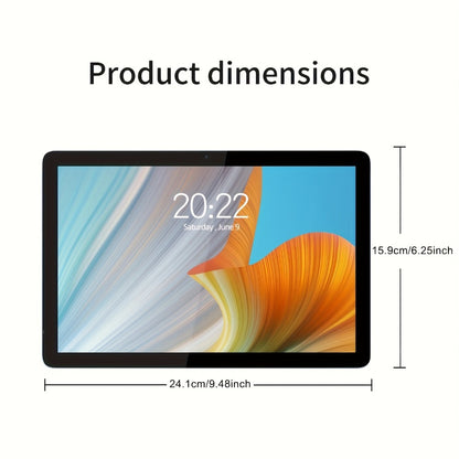 PRITOM 10.1 Inch 2-in-1 Android 14 Tablet with Keyboard Mouse Stylus Case – 8-Core, 4GB RAM 128GB ROM, 8MP Dual Camera, 8000mAh Battery, IPS HD Display, WiFi Tablet PC Black