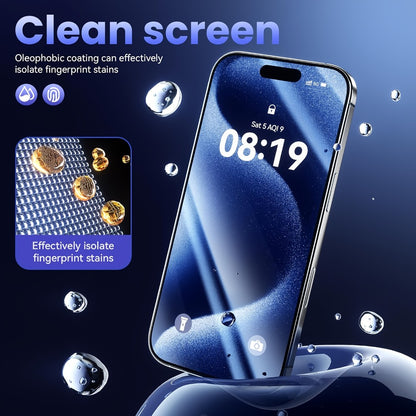 Privacy Screen Protector for iPhone 360° Anti-Peep 9H Tempered Glass – Full Coverage Blue Light Filter, Face ID Compatible, iPhone X XS XR 11 12 13 14 15 16 17 Air Pro Max Plus