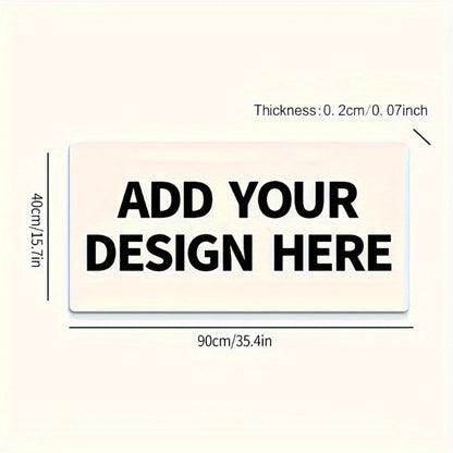 Custom Photo Mouse Pad Large Personalized Desk Mat Print Your Own Image or Text Non-Slip Base Extended Size for Office Gaming Home Unique Gift for Gamers Professionals