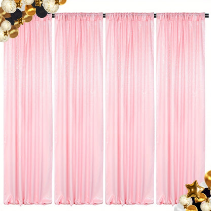 Sequin Backdrop Curtains 2FTx8FT Glitter Photography Background Panels for Party Wedding Birthday Stage Decoration Gold Yellow Shimmer Curtain Set 4 6 10 Panels Available