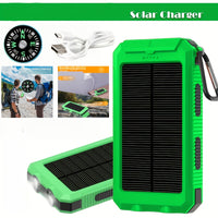 Green Power Bank + Data Cable + Backpack Hook