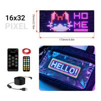 16x32 LED-6.81x2.76 Inches
