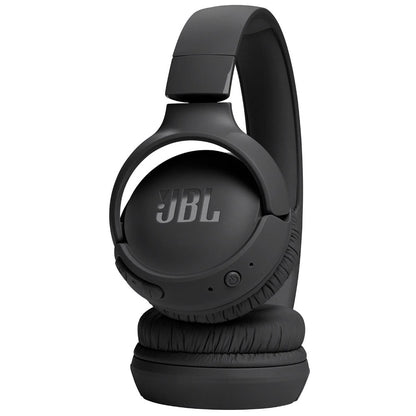 JBL Tune 525BT Neckband Wireless Earphones, Pure Bass Bluetooth 5.3 In-Ear Headphones, 57H Battery + 5-Min Speed Charge, Multi-Point Connection, Built-In Mic, JBL App EQ, Hands-Free Calls, Black