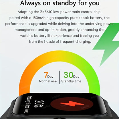 Email Display Smartwatch 1.83" Full Touch – Wireless Calling, Pedometer, Activity Tracker, Multi-Exercise Modes, Dual TPU Strap, USB Rechargeable – Unisex Fitness Watch Pink Silver Black Gold