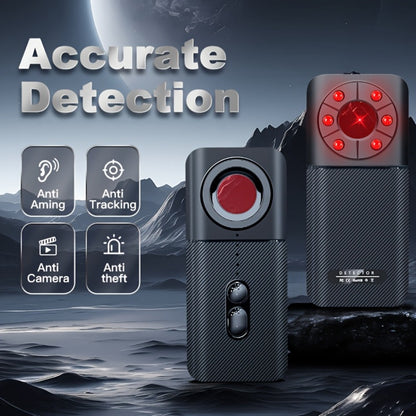 T3 Anti-Spy Detector Universal Hidden Camera & GSM Bug Finder with Night Vision, LED Display, GPS Tracking Detection, Anti-Aiming & USB Rechargeable Battery – Wireless Camera & Hidden Device Scanner