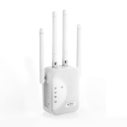 Wall-Piercing WiFi 6 Extender with 6 Antennas, Portable Wide Coverage Repeater, Stable Connection for Home Office Coffee Shop Co-Working Space, All Smart Routers Compatible, Multiple Editions