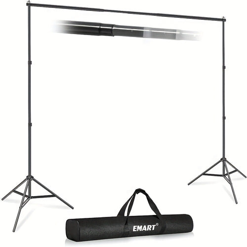 Balloon Projector Backdrop Stand 10x7Ft Adjustable with Carrying Bag, Background Support System for Photography, Events, Weddings, Party Decoration & Projector Display