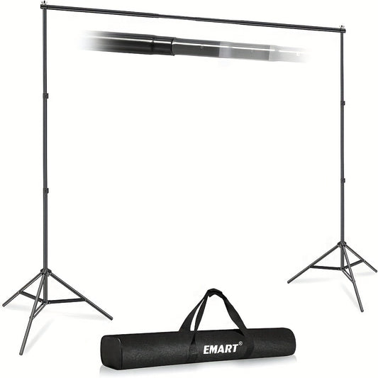 Balloon Projector Backdrop Stand 10x7Ft Adjustable with Carrying Bag, Background Support System for Photography, Events, Weddings, Party Decoration & Projector Display
