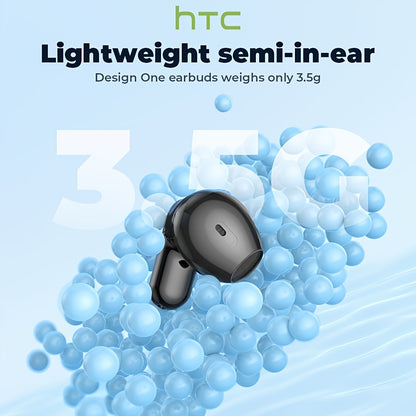 131 Language Real-Time Translation Wireless Headphones HTC NE20 TWS HiFi Sound Low Latency Gaming AI Noise Reduction LED Touch Screen Built-In Mic for Business Travel Office Study Gaming Birthday Gift
