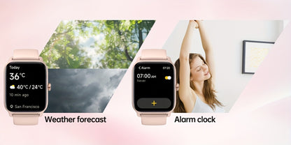 Smartwatch with Built-in Alexa FAWEIO 1.8" HD Touch Screen, Bluetooth Calling, 100+ Sport Modes, Fitness Tracker Heart Rate Sleep Monitor, Compatible with iPhone & Android – Smart Watch for Women Men 14 Colors