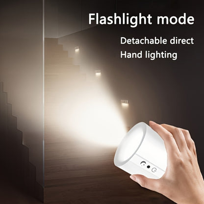 Rechargeable Magnetic LED Wall Sconce 360° Rotatable – Touch & Remote Control 3 Color Temps Dimmable USB-C Wireless Wall Light for Bedroom Hallway Stairs Reading – 2 Pack Black/White