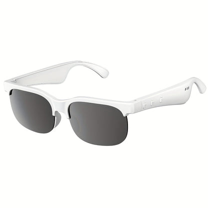 Open Ear Bluetooth Audio Glasses with Built-In Earbuds – Wireless Smart Sunglasses for Music & Hands-Free Calls, Anti-Glare Lenses, Driving Sports Outdoor, Unisex | 7 Colors