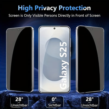 Samsung Galaxy Screen Protector Privacy + Camera Lens 2+2 Pack – 9H Anti-Spy Tempered Glass, Fingerprint Unlock Support, HD Clear, Anti-Scratch, Easy Install, Galaxy S23 Ultra & A34