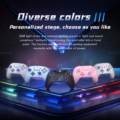 2.4G Wireless PC Controller with Hall Effect Joystick & Trigger, RGB Lighting & Vibration – Compatible with Windows PC, Android, Nintendo Switch & Steam, Anti-Drift Gamepad Not Compatible with Xbox