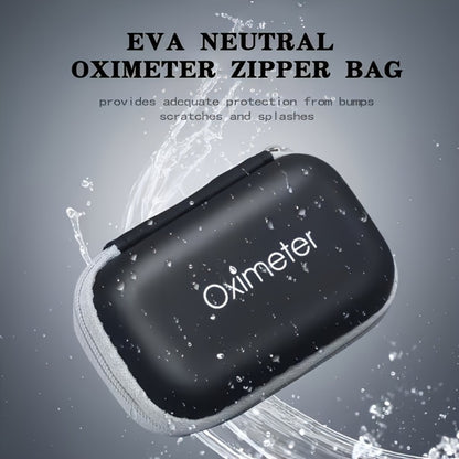 Fingertip Oximeter Case with Cleaning Rod – Hard Shell Dustproof Shockproof Travel Pouch for Pulse SpO2 Blood Oxygen Monitor | Portable Storage Bag