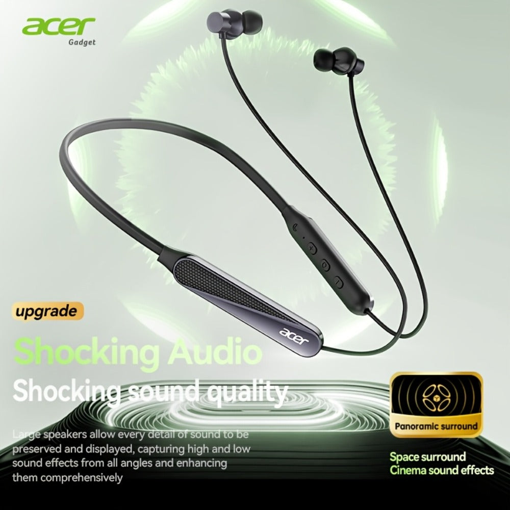 Acer TWS Wireless Earbuds Gaming Mode Low Latency, Noise Isolation Stereo Sound USB-C Charging Long Battery Life, Compatible with iPhone Android Smartphones Tablets for Gaming Workouts Flights Travel