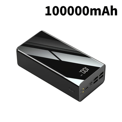 100000mAh Power Bank 22.5W Fast Charging Portable Charger with LED Display & Flashlight – High Capacity 30000mAh Battery Pack for iPhone Android Samsung Tablet Camping Outdoor Travel Emergency