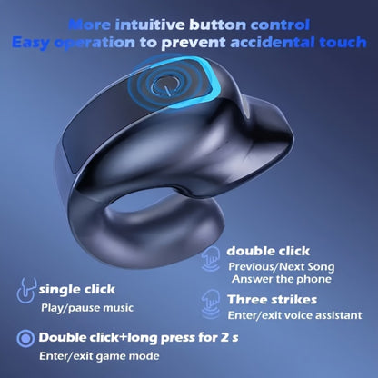 Lightweight Noise Cancelling Wireless Earbuds Handsfree Calls, Stylish Portable In-Ear Headphones USB Type-C Charging 5H Battery Life, Compatible with Smartphones, Perfect Gift for Men Women