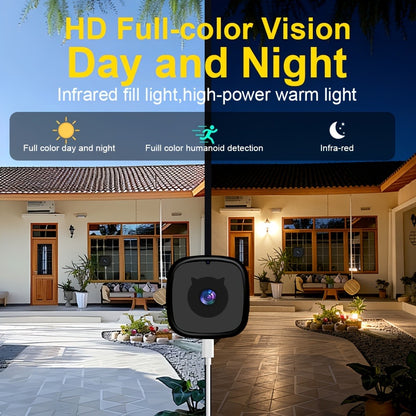 3MP FHD Window Security Camera with AI Motion Detection & Full-Color Night Vision – Dual Band 2.4G/5GHz WiFi, Wide Angle, App Control, 1/2/4 Pack for Home Office Surveillance