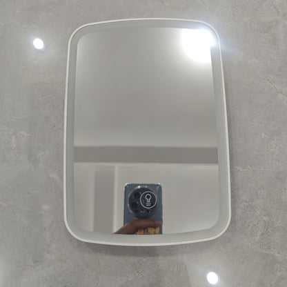 LED Makeup Mirror with 3 Color Modes & Touch Control – Adjustable Brightness Lighted Vanity Mirror | Portable Folding USB Rechargeable | White Daylight Warm Light | Travel Cosmetic Mirror | Beauty Gift
