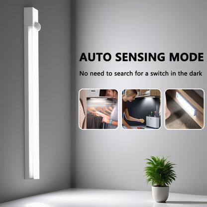 Motion Sensor LED Night Lights 6 Pack USB Rechargeable Magnetic – Smart Indoor Cabinet Lights Stair Lighting Strip Detachable Wireless Under Cabinet Light 3.94 7.87 11.81 Inch
