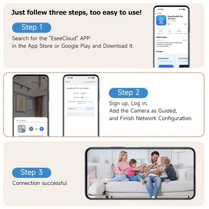 1080P Wireless Security Camera 2-Pack & 4-Pack with Dual-Band WiFi 2.4G & 5G, Motion Detection, Baby Monitor, Night Vision, Two-Way Talk, Siren Alert, Cloud & 256GB SD Card Support – Indoor Home Surveillance