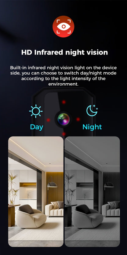 Wireless Security Camera Rechargeable Battery, No WiFi No Internet AP Hotspot, IR Night Vision, Two-Way Audio, Motion Detection Alerts, Indoor Outdoor Portable Surveillance – Home Pet Baby Monitor