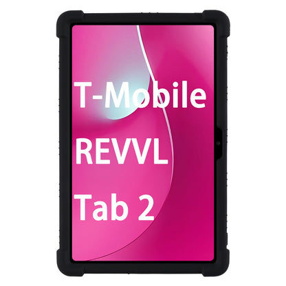 T-Mobile Revvl Tab 2 Case 10.1 Inch Shockproof Soft Silicone Protective Cover Slim Flexible TPU Shell Full Body Protection Anti-Scratch for Revvl Tab 2 Black Blue Rose Red