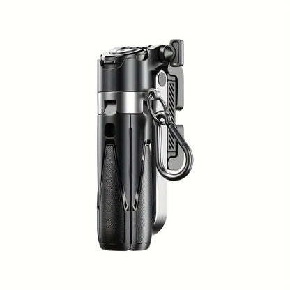 DSLR-Style Grip Selfie Stick Tripod 3-in-1 with 16 Inch Extendable Arm One-Click Unfold Stand & Wireless Bluetooth Remote – Portable Phone Stand for Concerts Hiking Desktop Live Streaming iPhone Android