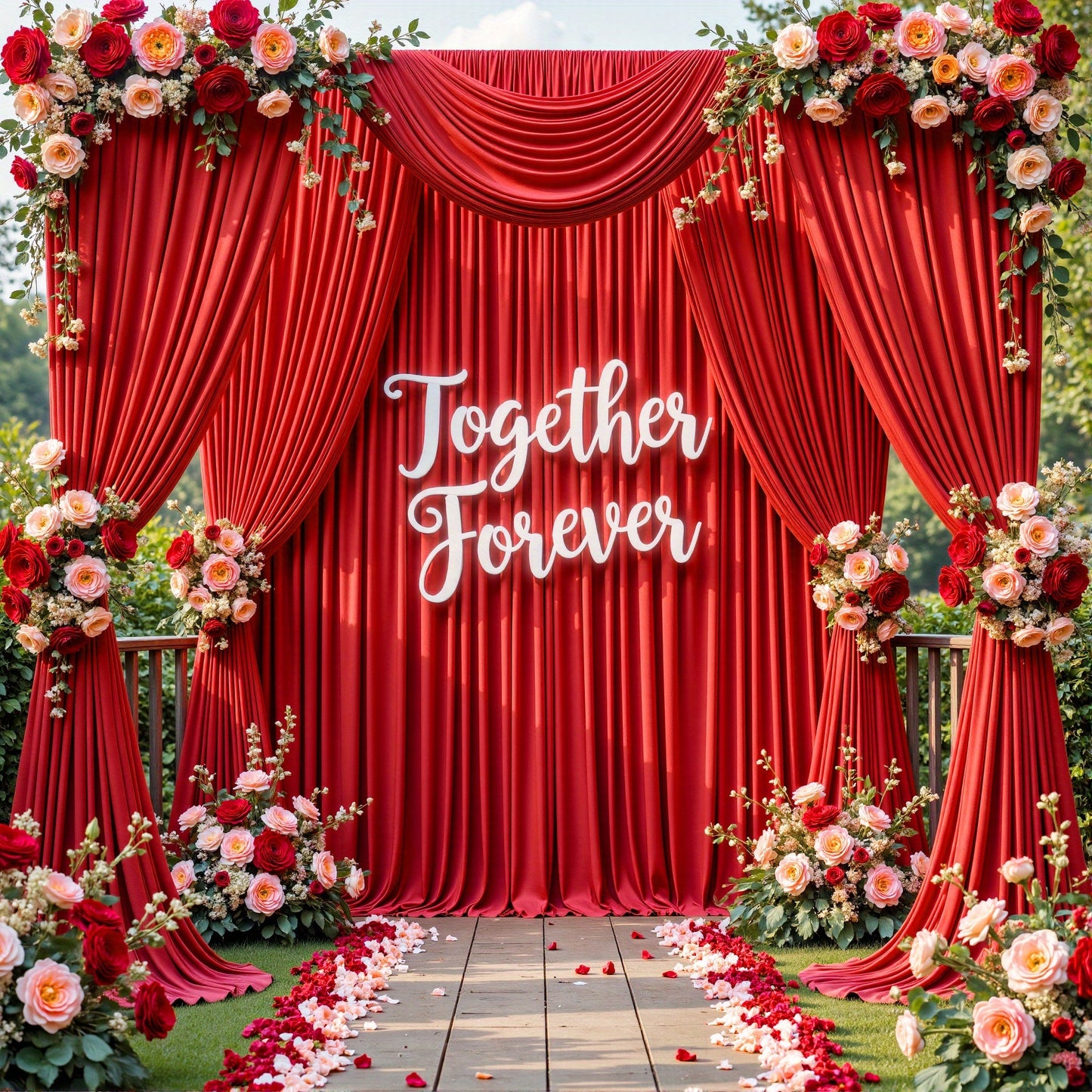 Photography Backdrop 4-Pack 5x10ft Polyester Spandex Background Cloth | Wrinkle-Resistant, Soft & Smooth with Pole Pockets | Wedding, Birthday, Banquet, Party & Event Decoration Curtains