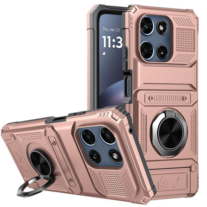Magnetic Metal Kickstand Moto G 5G 2025 2026 Case Shockproof Drop Protection Slim Protective Phone Cover for Motorola Moto G 5G 2025 Moto G 5G 2026 Moto G Play 2026 6.7 Inch – Hands-Free Stand