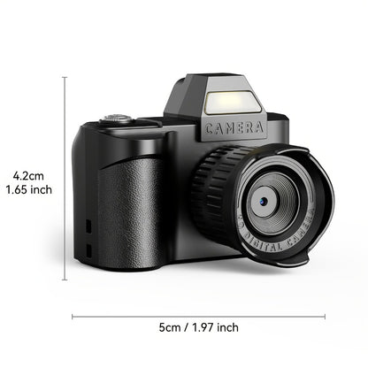 1080P Mini Keychain Camera with 64GB Memory Card – Compact Thumb-Sized Portable Camcorder, Micro Hidden Recorder, Gift for Girlfriend, Boyfriend, Travel & Everyday Carry