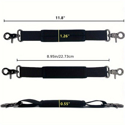 JBL Xtreme Speaker Handle Strap Replacement – Removable Carrying Strap Compatible with JBL Xtreme, Xtreme 2 & Xtreme 3 Portable Bluetooth Speaker, Nylon & Neoprene Anti-Slip Grip, Black
