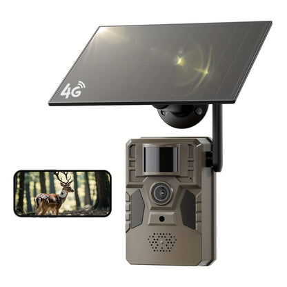 4G Cellular Trail Camera 2K No WiFi Required with Phone App Remote View – Wireless Game Camera for Deer Hunting, Wildlife Scouting, Livestock Monitoring & Rural Property Security