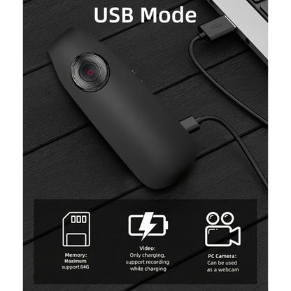 Wearable Body Camera 1080P HD 128GB TF Card Support Hands-Free Mini Action Cam with Image Stabilization for Security Biking Evidence Collection Adventure Recording Smartphone Compatible Holiday Gift