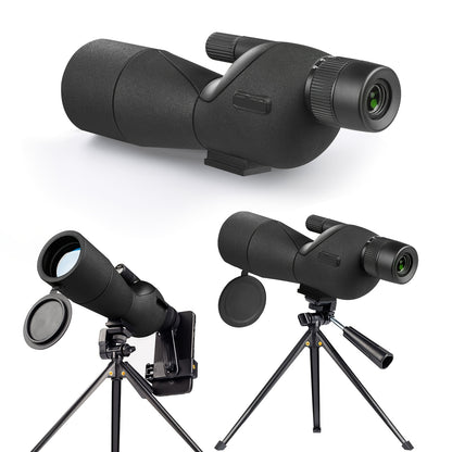 25-75x60 Spotting Scope with Tripod, Carrying Bag & Smartphone Adapter | High-Power Variable Zoom Scope for Target Shooting, Hunting, Bird Watching & Outdoor Sports – Best Gift for Dad