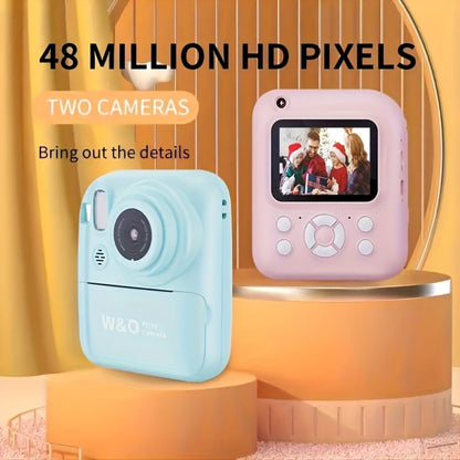 Instant Print Digital Camera for Kids Ages 3-12 – 1080P, 2.4" Screen, 3 Rolls Print Paper & 32GB Card Included, Cute Kids Camera, Perfect Birthday & Holiday Gift for Girls and Boys