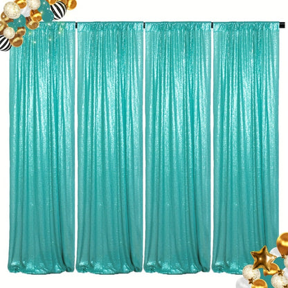 Sequin Backdrop Curtains 2FTx8FT Glitter Photography Background Panels for Party Wedding Birthday Stage Decoration Gold Yellow Shimmer Curtain Set 4 6 10 Panels Available