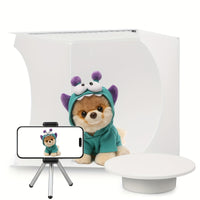 Light box+mobile phone holder