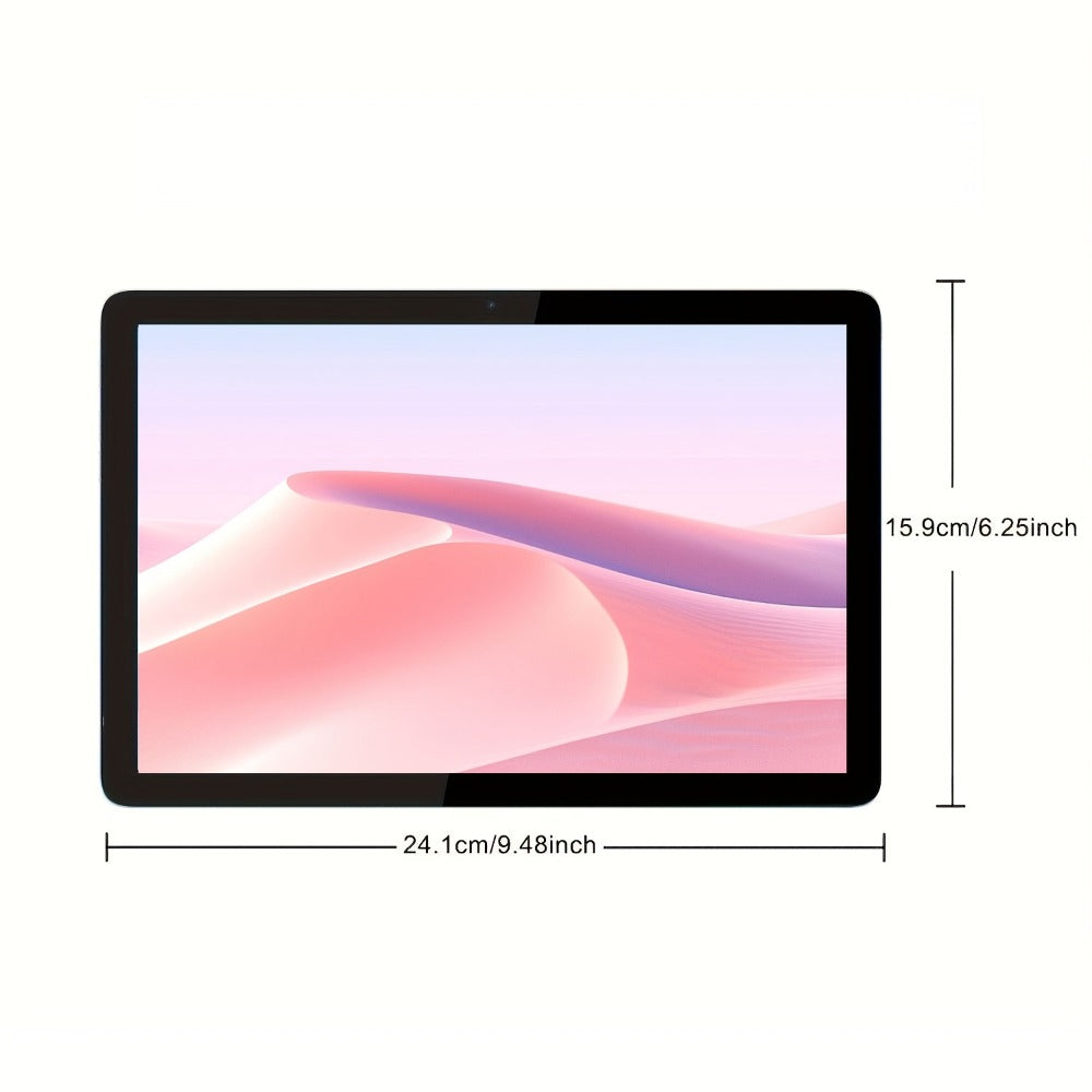4G LTE Tablet 10.1 Inch Android 13 6GB RAM 128GB Dual SIM Dual-Band WiFi 13MP Camera Type-C 2-in-1 Tablet PC with Keyboard Mouse & Stylus Unlocked Cellular Tablet – Black & Pink