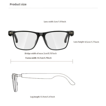 ChatGPT AI Translation Glasses with 160-Language Real-Time Translation, Photochromic Lenses, HiFi Audio & HD Calls – 19 Frame Styles, Unisex Smart Eyewear for Travel & Business
