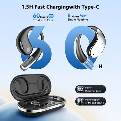 AI Language Translation Headphones Real-Time 156 Languages & Accents 3-in-1 Wireless Bluetooth Earbuds for Travel Business Learning iOS Android Compatible Bluetooth 5.4