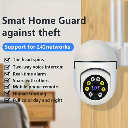 Outdoor WiFi Security Camera 4 Pack 1080P 5GHz - 360° Panorama PTZ, Smart PIR Motion Detection, Color Night Vision, Two-Way Audio, IP54, App Remote View for Home Indoor & Outdoor Surveillance