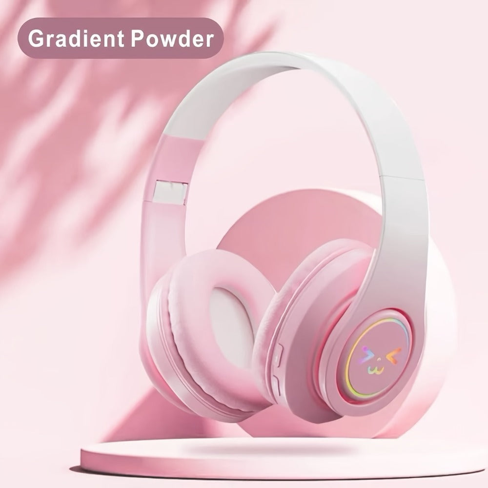 ANC Wireless Headphones Bluetooth 5.3 Foldable Lightweight Over-Ear with Mic – Powerful Bass Stereo for Home Office Travel – Christmas Birthday Gift