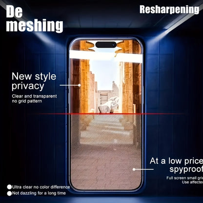 Anti-Spy Privacy Tempered Glass Screen Protector 5PCS for iPhone – Dust-Free Cabin Install, Full Coverage 9H Film for iPhone Air / 17 / 17 Pro Max / XS / 15 / 16 Series, Face ID Compatible