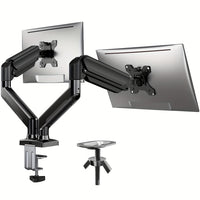1pc-Dual Monitor Arm-Black