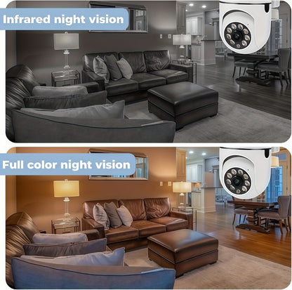 6-Pack Indoor Security Camera 1080P Full HD, 355° Pan Tilt, Night Vision, Two-Way Audio, Motion Detection, WiFi, USB Powered, App Control – Home Security System