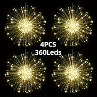 4pcs(360LED-Warm White)